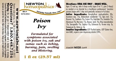 package label - N028 L01 001 001